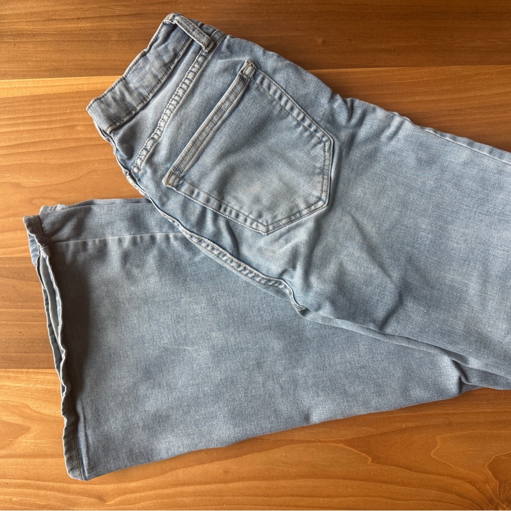Target Wild Fable Teen Light Blue High Rise Flare Jeans Size 2